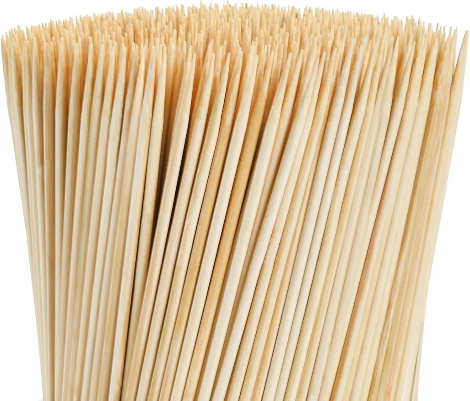 

1000 Pack Natural Bamboo Skewer Sticks for Grilling, Kabob, Appetizers, Fruit, Cocktail, Brunch, Chocolate Fountain, 8 Inches