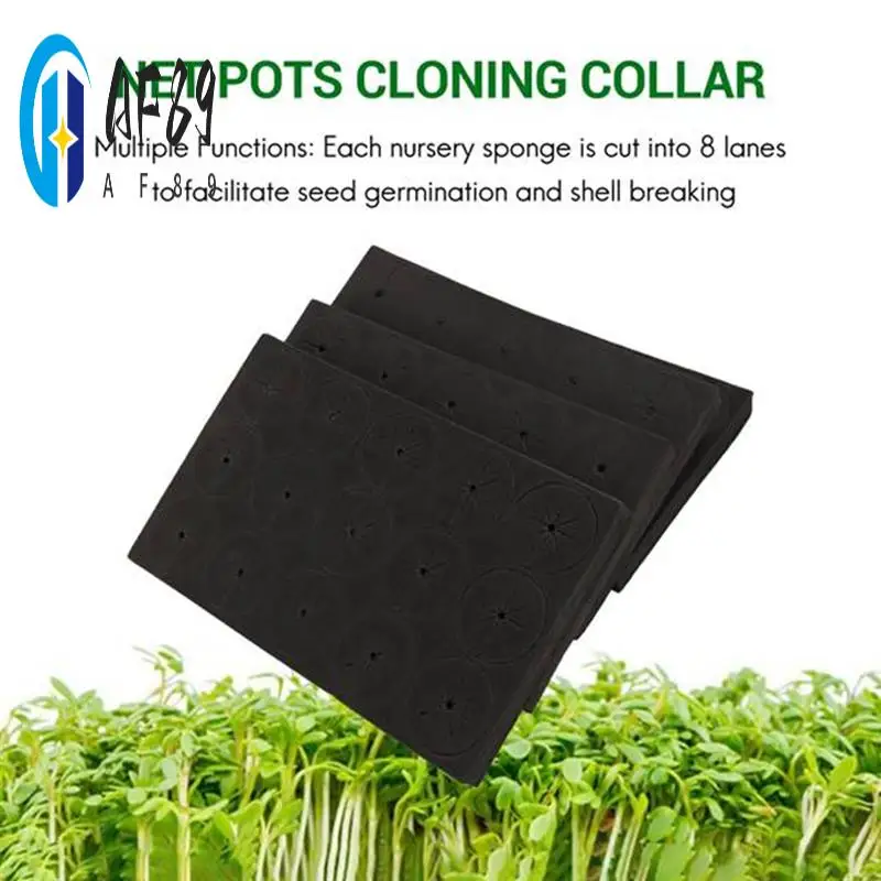 

AF89-70Pcs Garden Clone Planting Sponge For 2 Inch Net Pots Hydroponics Systems And Plants Root Sponge
