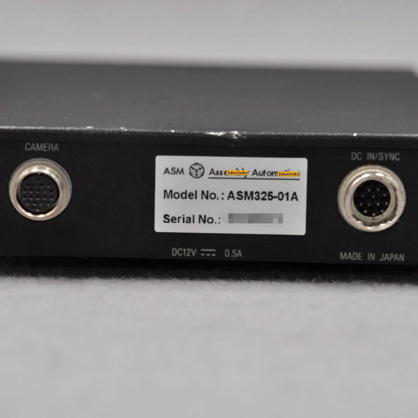 Câmera industrial ASM325-01A DC12V 0,5A usada