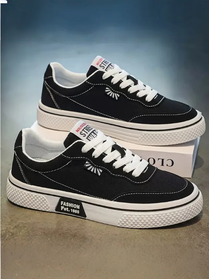 Canvas Men's Shoes Spring Autumn New Style Versatile Breathable Casual Sports Work Lightweight Soft Bottom Low Help Height