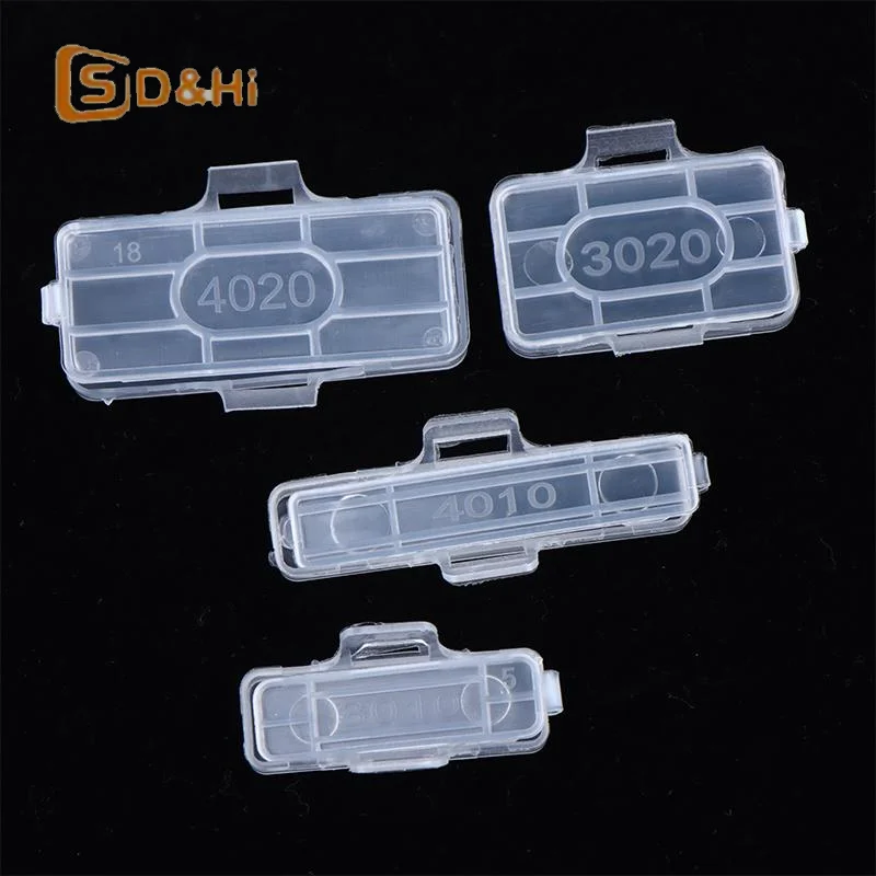 100pcs PlasticCable Label Tag Box Transparent Plastic Cable Tie Marker Wire Sign Name Holder Display Identification Seal Case