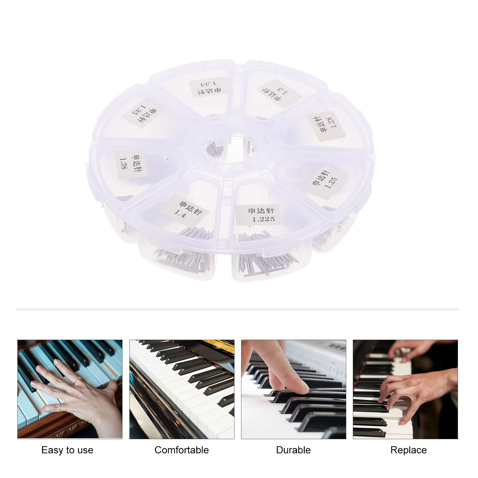 

160 Pcs Piano Needle Nail Set Shenda Repair Essential Products For Pianos Maintenance Tools Metal