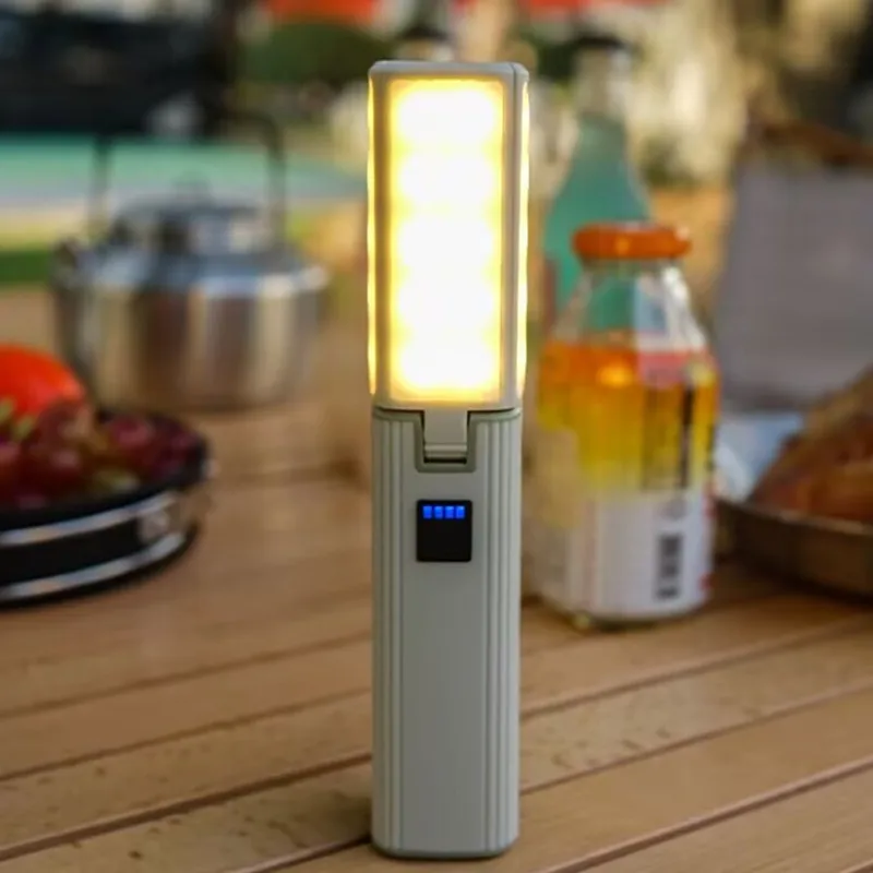 

2000milliampereF Camping Light Power Bank Rechargeable Lantern Waterproof Portable Flashlight LED Tent Light for Camping Hiking