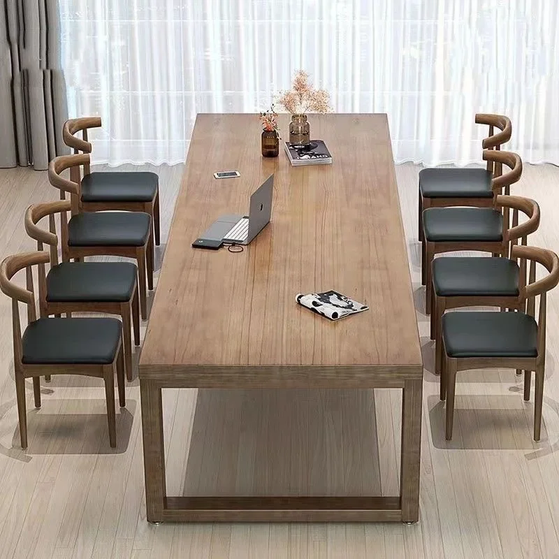 European solid wood  large board  conference  rectangular negotiation
