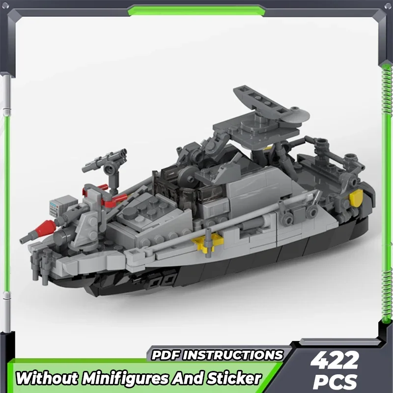 

Moc Building Bricks Military Model The RDA Matador Combat Boat Technology Modular Blocks Gifts Christmas Toys DIY Sets Assembly