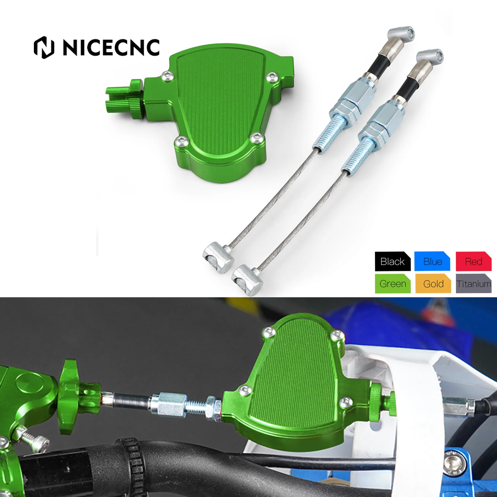 Para kawasaki kx 65 80 85 100 125 250 500 1995-2016 kx250f kx450f 2004-2016 kdx 200 220 7/8 ''dublê embreagem fácil puxar sistema de cabo