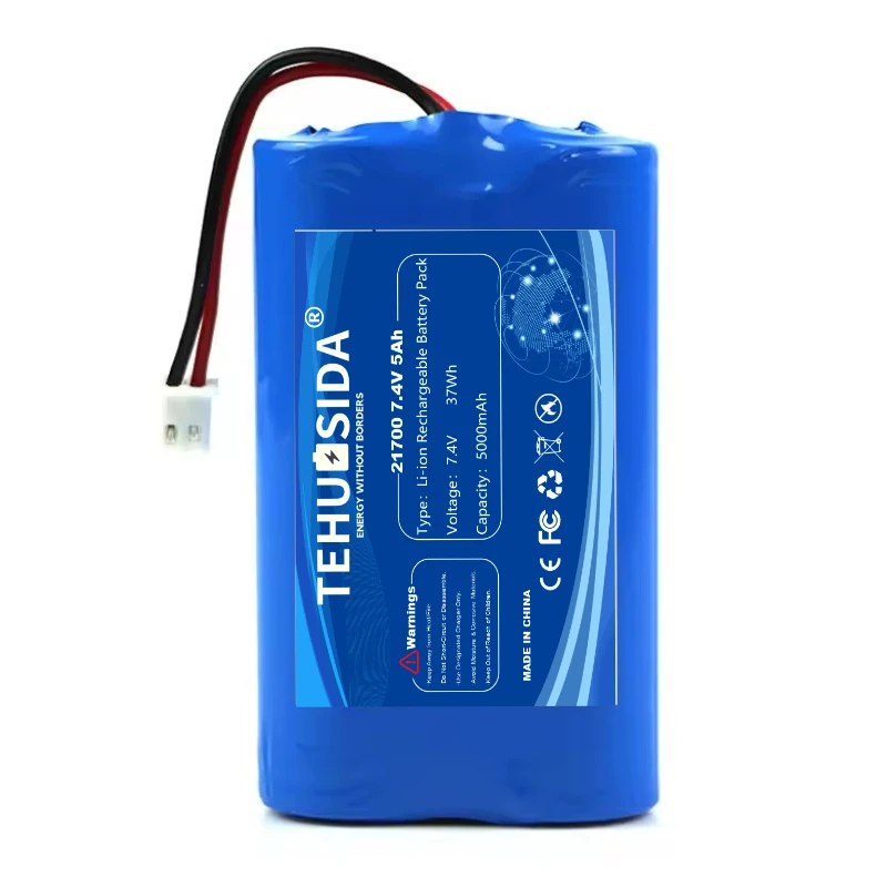 2S1P21700 7.4V5AhRechargeable Lithium-ion BatterySuitable for Camping Lights Medical Equipment and Wireless Monitoring Equipment