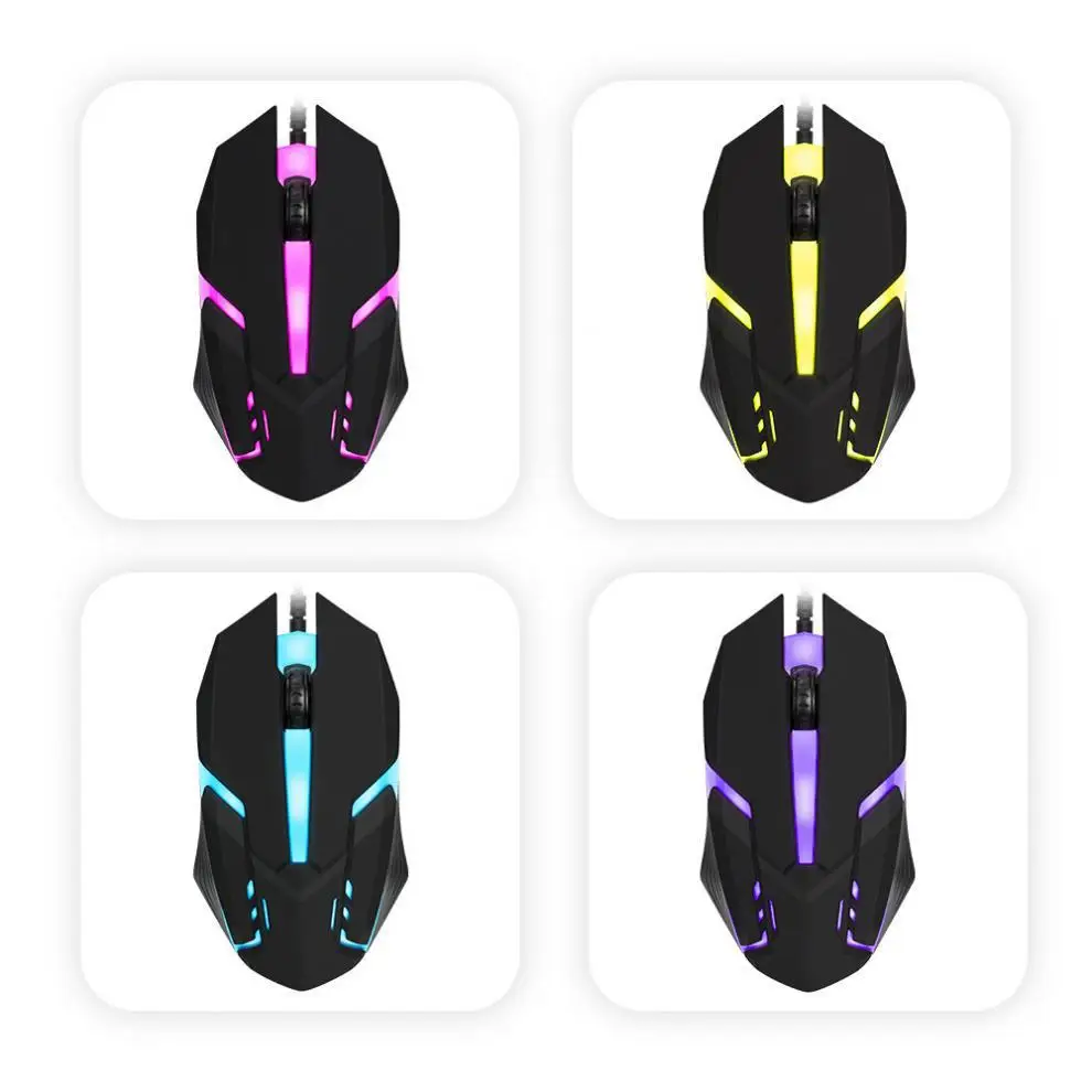 เมาส์ USB แบบมีสายสำหรับเล่นเกม1600 DPI ออปติคอล3ปุ่มเมาส์สำหรับคอมพิวเตอร์แล็ปท็อปคอมพิวเตอร์ E-Sports เมาส์แบบมีสาย1.2เมตรเมาส์แบบมีสายสำหรับเล่นเกม