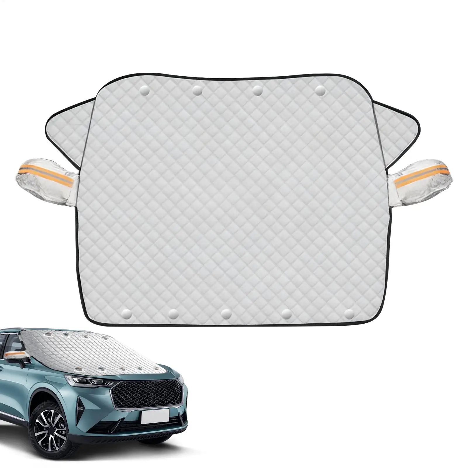 

Car Windshield Cover For Ice And Snow Magnetic 3 Layers Windproof Auto Accessories Car Snow Cover For Escape Cold Ice Frost Rain