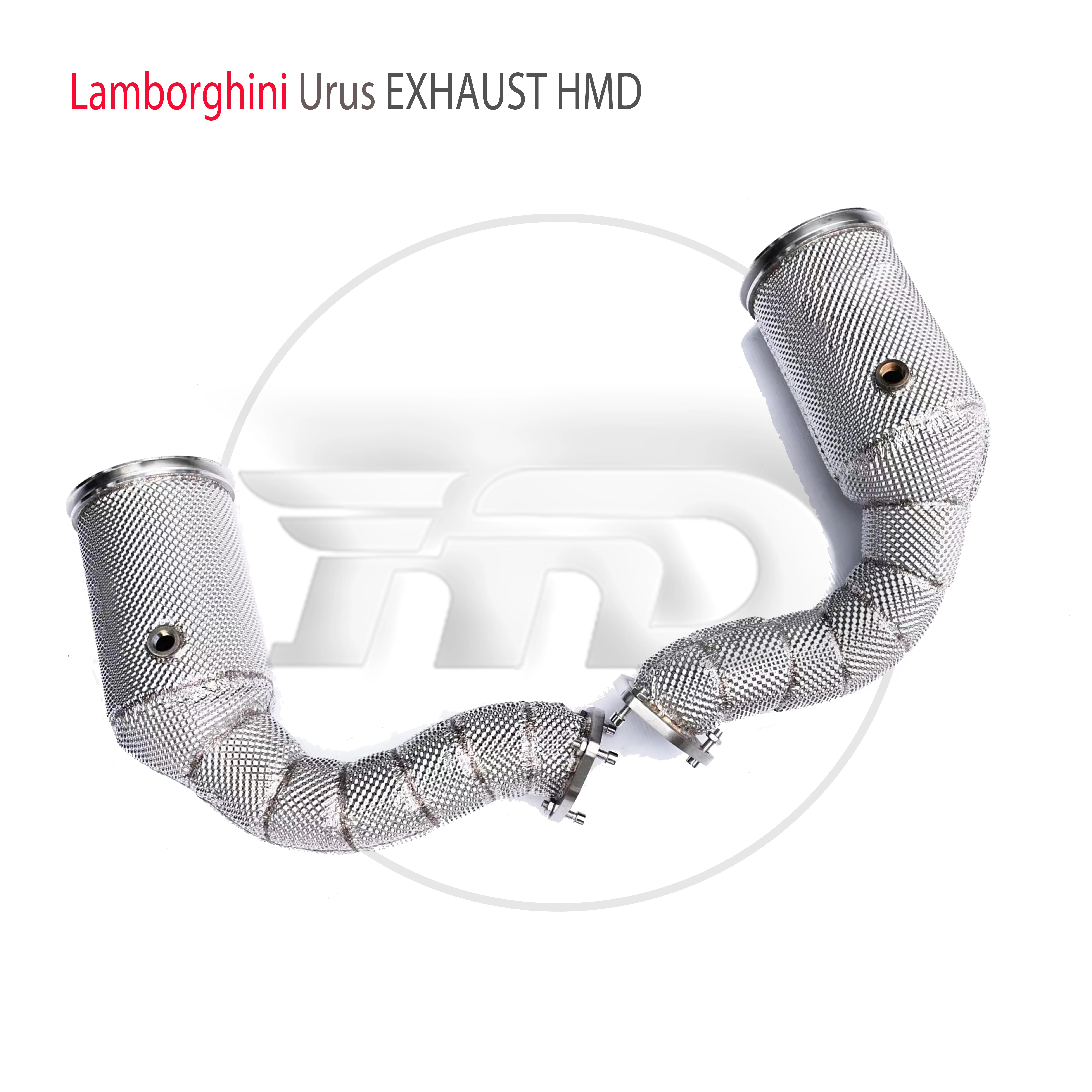 

The HMD exhaust system manifold downpipe is suitable for high flow of Lamborghini Urus automotive accessories