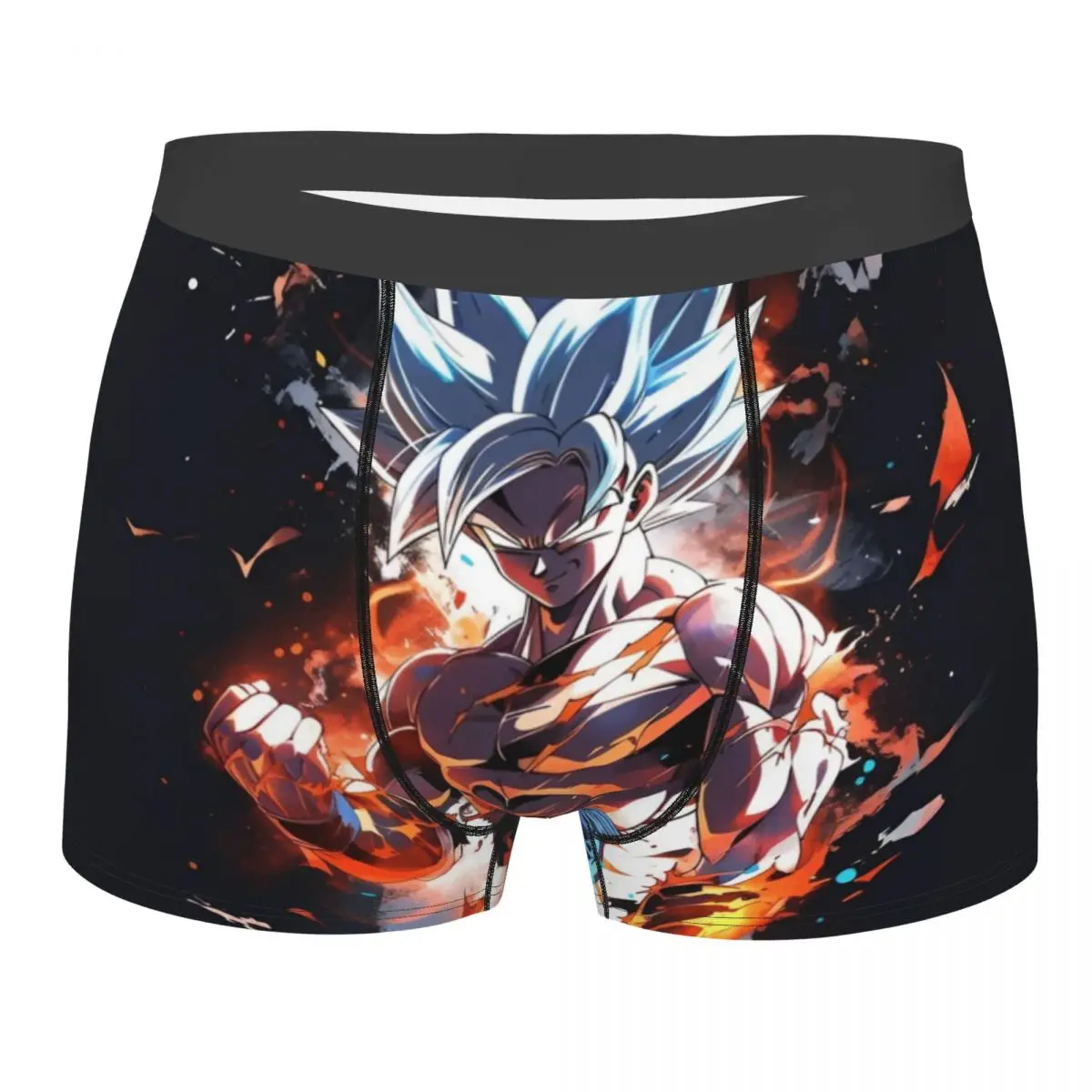 Dragon Ball Z Japanese Anime Men Underwear Boxer Briefs Shorts Panties Sexy Soft Underpants for Homme S-XXL