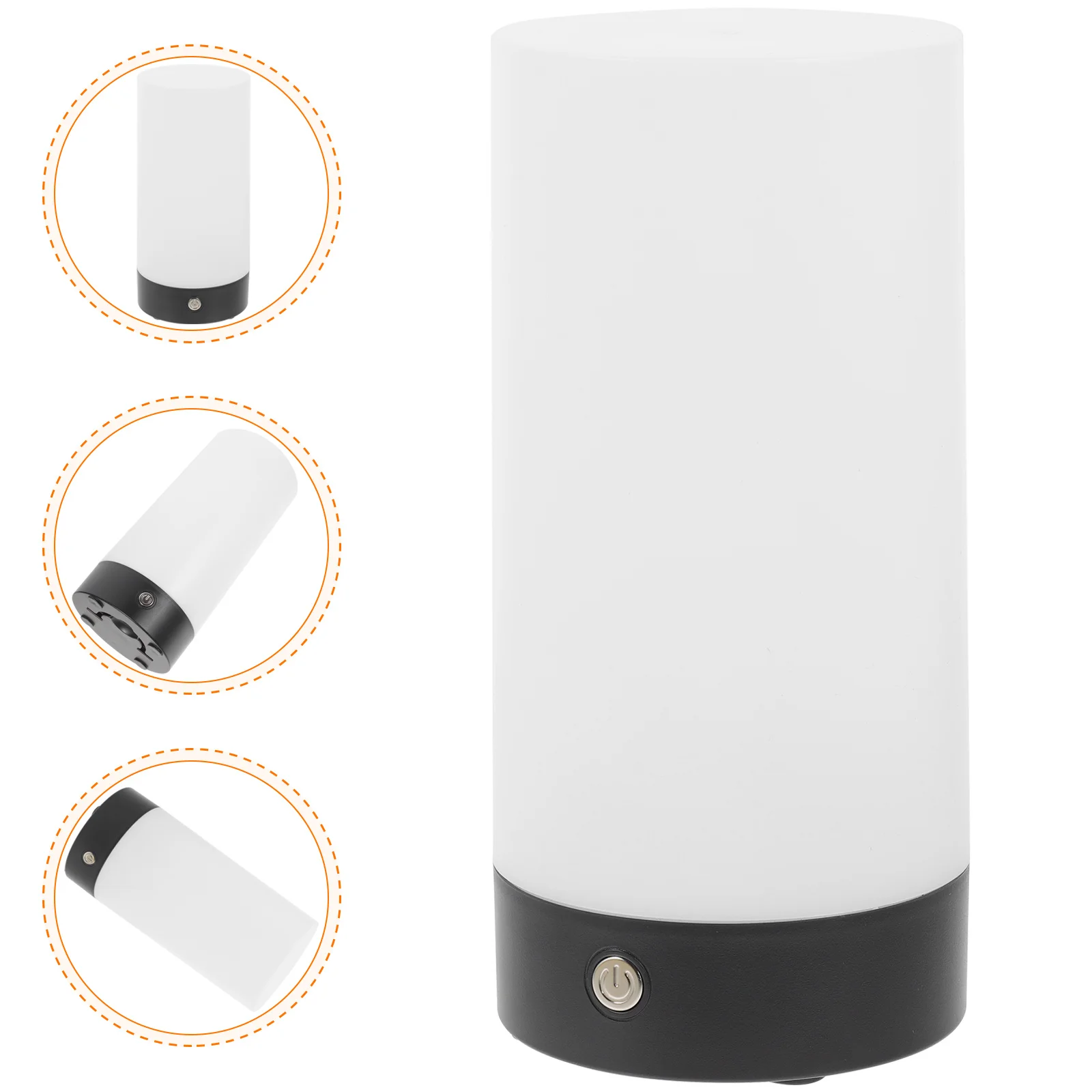 

1Pcs LED Charging Bar Table Lamp Rechargeable Cylindrical Design Modern Atmosphere Light for Home Office Bedroom Decor