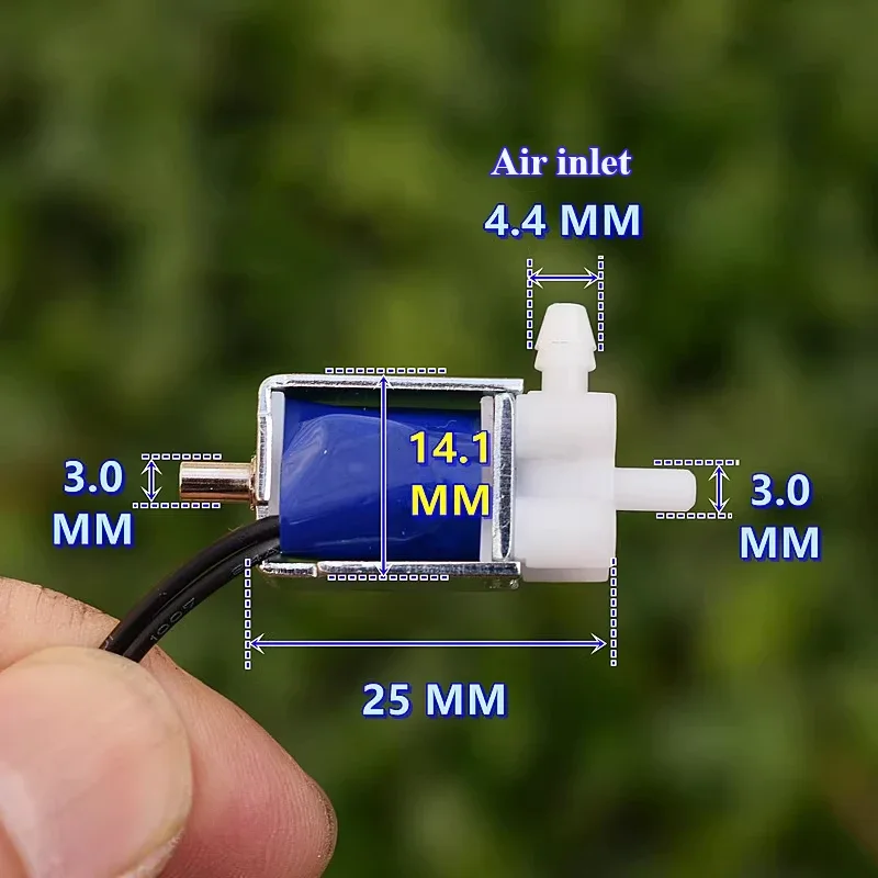 

DC 5V 6V 2-Position 3-Way Small Mini Solenoid Valve Normally Closed Normally Open Air Flow Control Valve 3 way valve