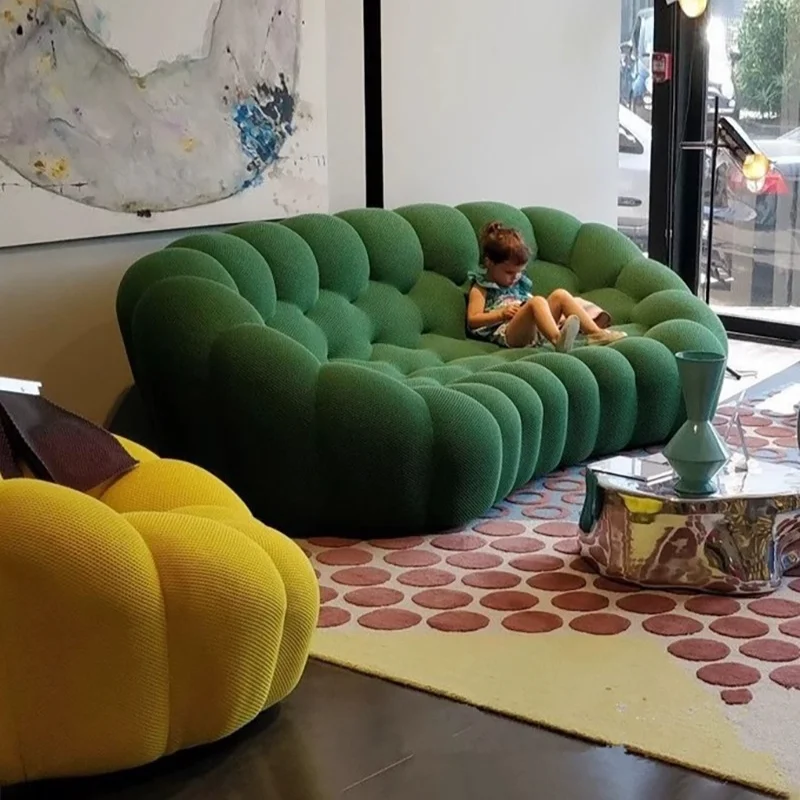 Couch Nordic Sofa Modern Compression Sofa Football Bubble Special-shaped 3-seater Sofas Living Room Single Sofas Home Furniture - view 3