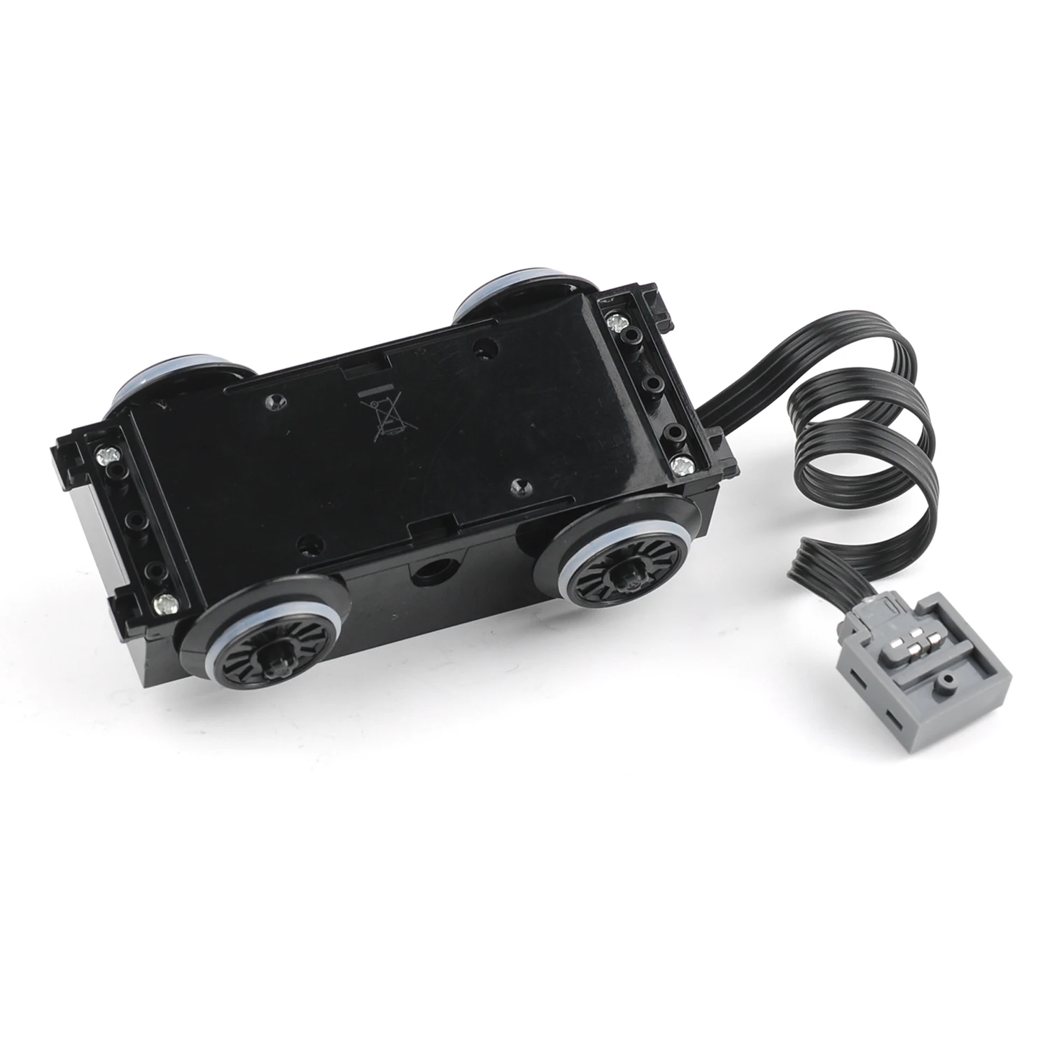 2 uds Motor de vía de tren funciones de potencia MOC 88002 bloques de construcción de Motor de velocidad técnica para pistas de riel 10254 53401 53400