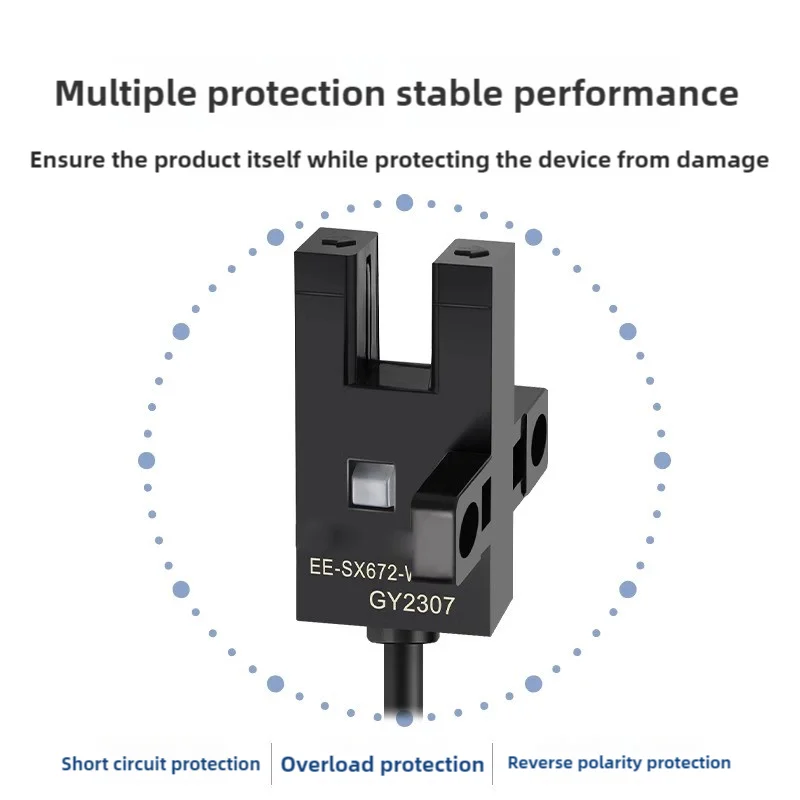 U Type Photoelectric Sensor EE-SX672/0/1/3/4A/5/6/7-WR Limit sensor NPN Normally open normally closed band line induction switch
