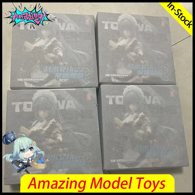 In Stock Snail Shell RA-02 Eyes Tactical Maid Kazuo Joban 1/12 Long Haired Mobile Suit Girl Anime Action Figures Model Toys