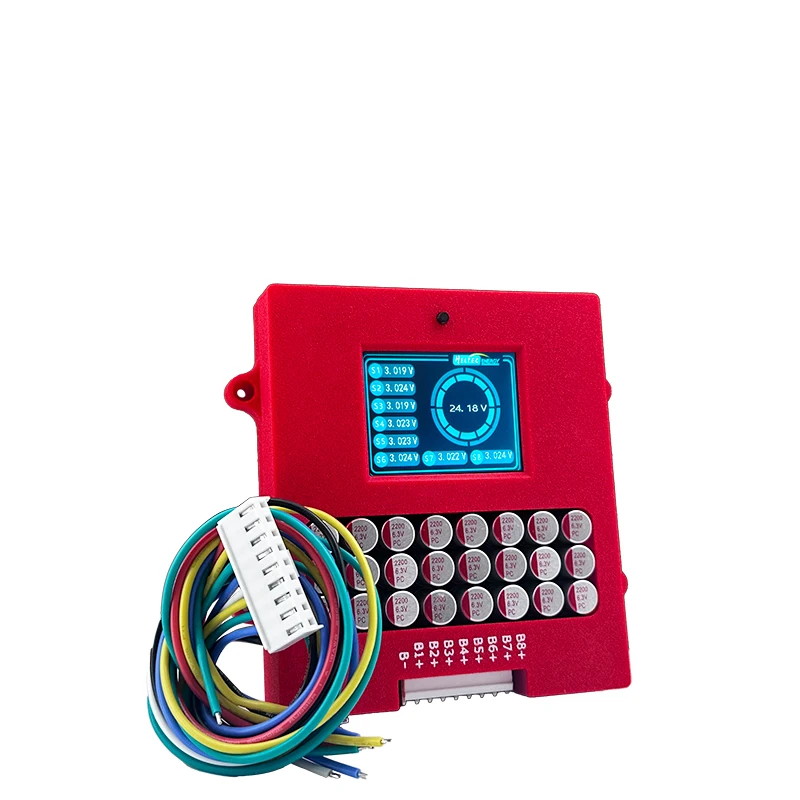 Whole Group Balancer 3S 4S 5A Active Balancer Lifepo4 Lithium Lipo Battery Energy Active Equalizer Fit Capacitor Silicone cable