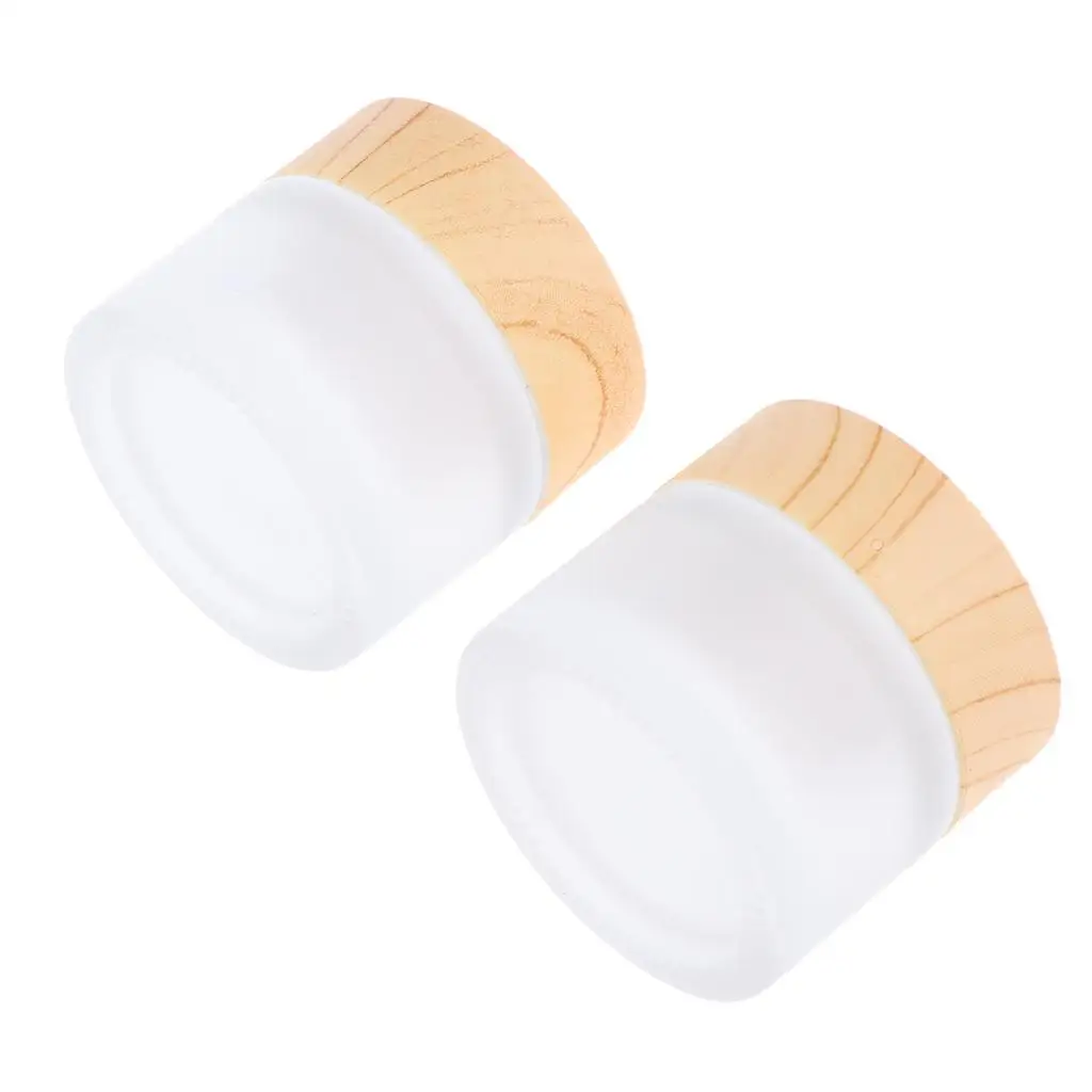 Mini garrafa de amostra, cosméticos Maquiagem Jar, creme Lip Balm, 3-10Pack, 2 pcs