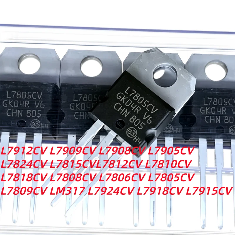 5pcs L7905CV L7908CV L7909CV L7912CV L7915CV L7918CV L7924CV LM317 L7805CV L7806CV L7808CV L7812CV L7815CV L7818CV L7824CV TO220