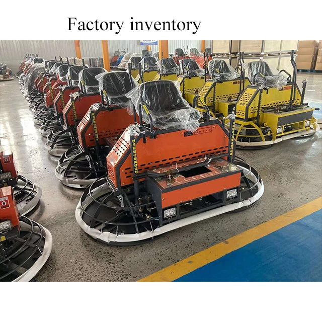 New Ride on Power Trowel 48 Inch Engine Powered Finishing Tool One Year Warranty