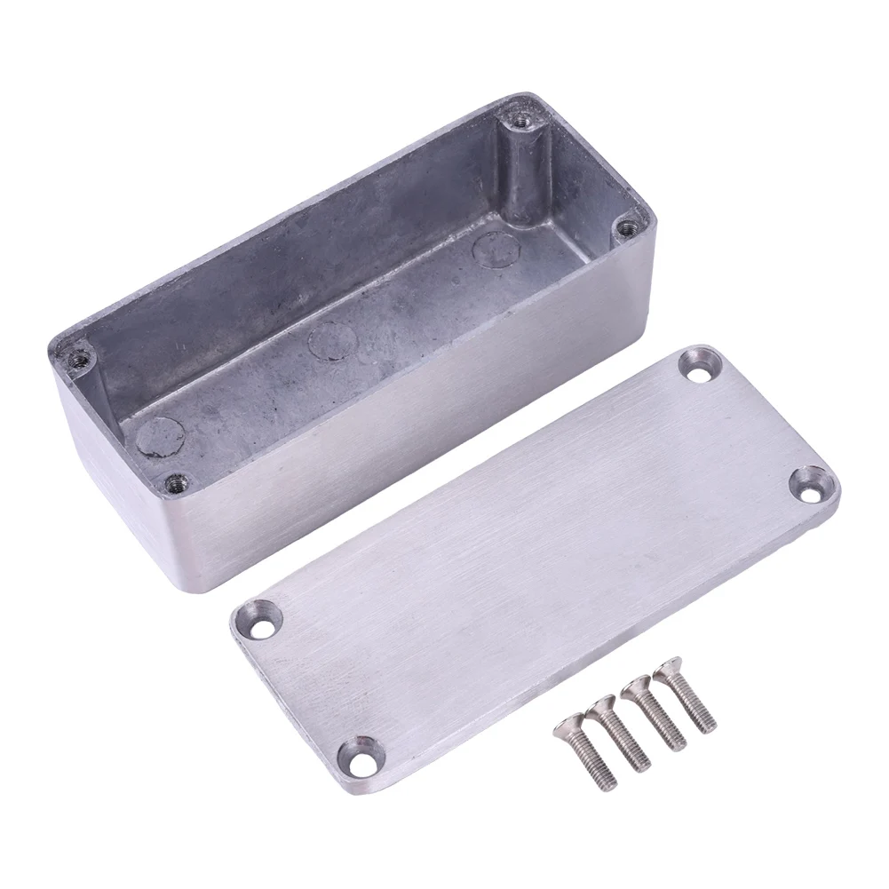 1590A Style Pedal Enclosure with Screws Guitar Effect Pedal Enclosure Die Aluminium Box Enclosures Guitar Accessories