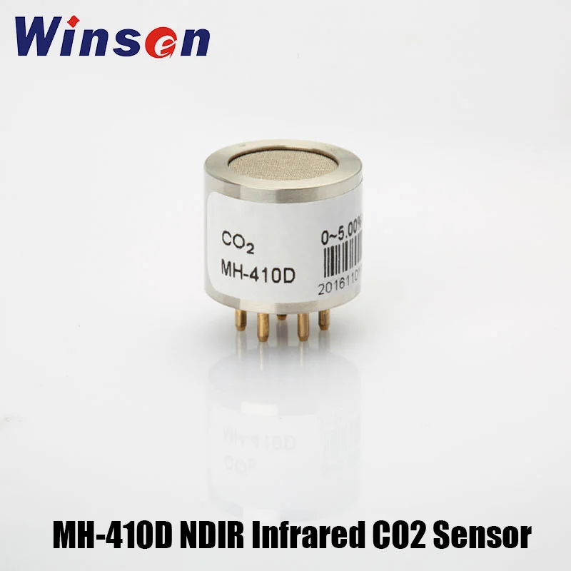 2pcs Winsen MH-410D NDIR Infrared CO2 Sensor High sensitivity & resolution UART, Analog Voltage Signal Long Lifespan