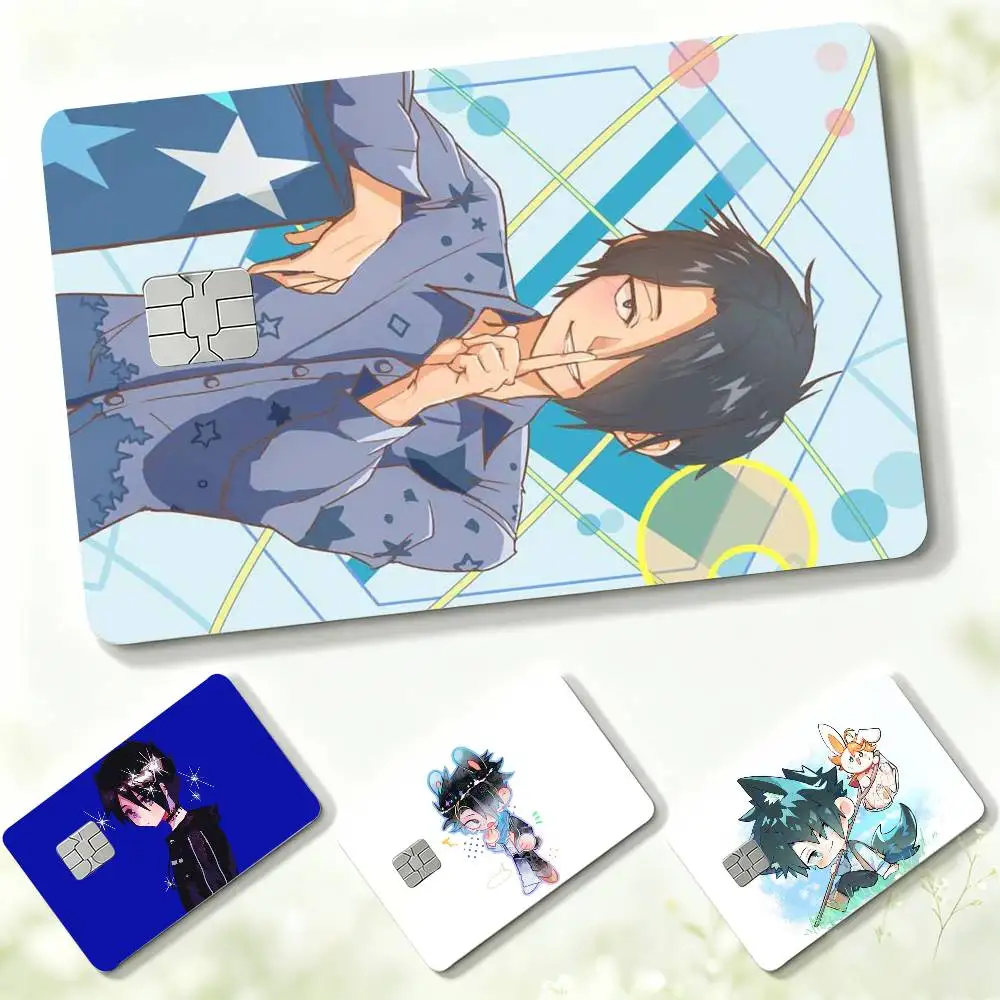 Anime R-Ray T-The P-Promised Neverland Credit Card HD Stickers Small Chip Waterproof Sticker Game Card Decal Gift
