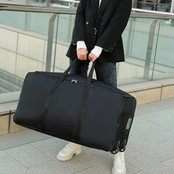 New Large Capacity Wheel Travel Bag Foldable Storage Duffle Bag Carry On Luggage Carrier Multifunction Handbag Trolley Suitcase