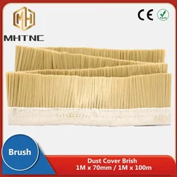 Cover Nylon Brush 70mm/100mm Spindle Dust Cover Brush Vacuum Cleaner Brushes Dust Collector Cover for CNC Router Spindle Motor