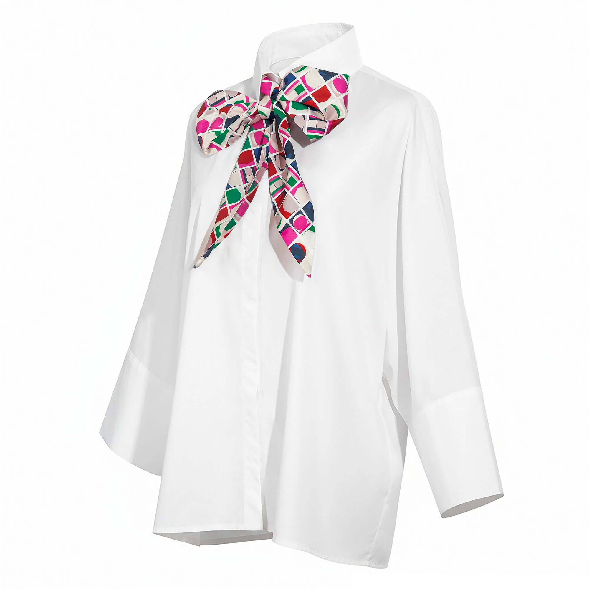 CHCH Camicia a maniche lunghe da donna classica moda autunnale elegante da ufficio Design a nastro Pendolarismo Incontri Camicette basic femminili