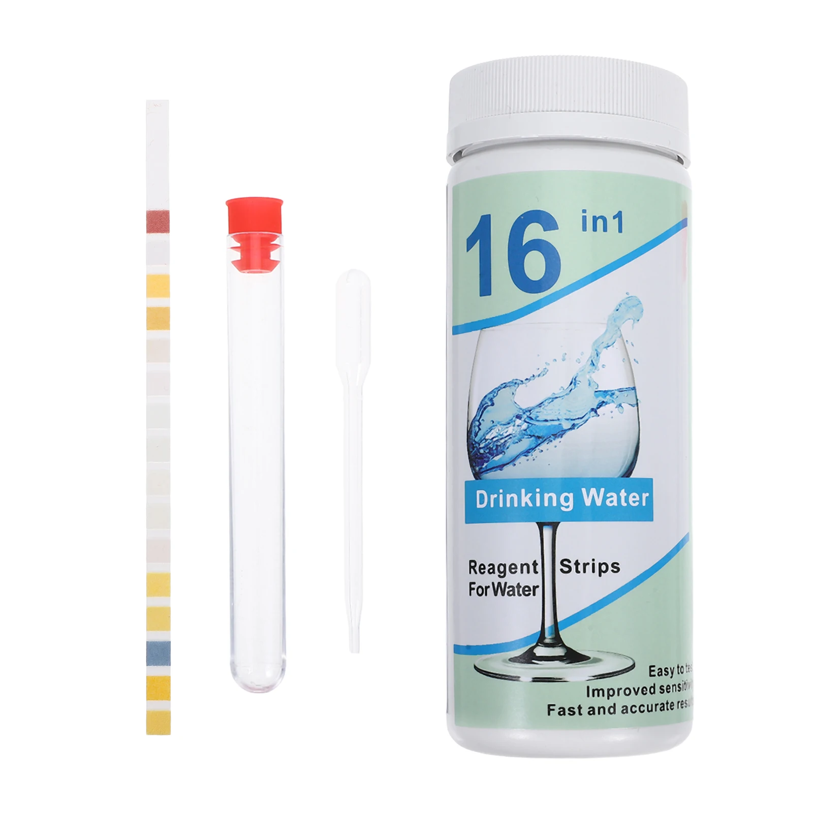 

50 Pcs Fresh Water Test Strips Multifunction Aquarium Testing Fish Tank Kit Paper Hot Tub