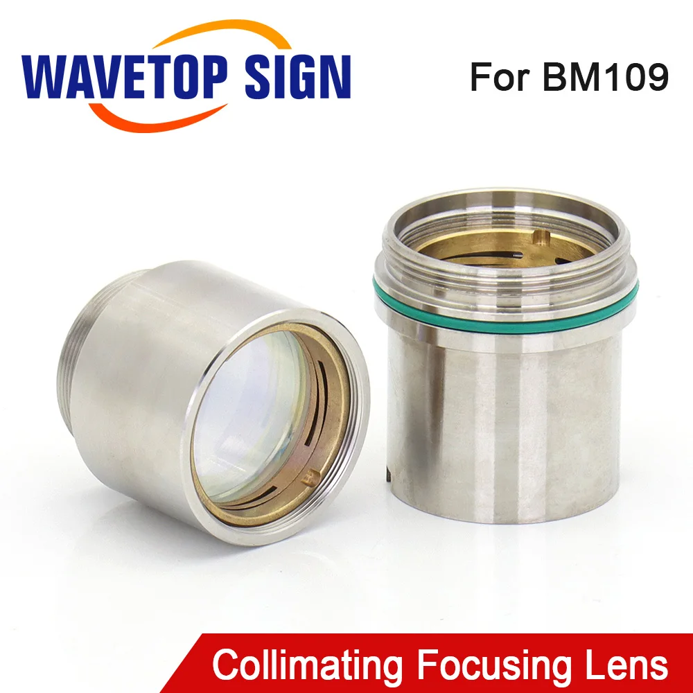 WaveTopSign Laser Focusing Collimating Lens D28 F100 125 150mm For Raytools BM109 Fiber Laser Cutting Head