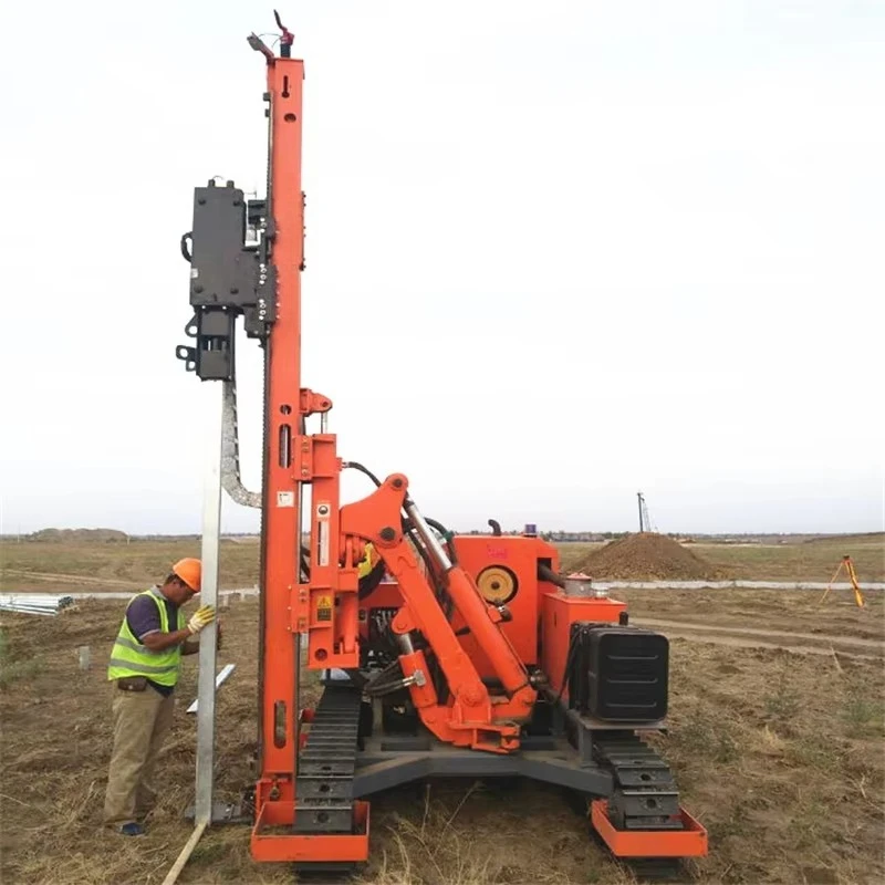 Customized Pile Drive Crawler Solar Pile Driver With Remote Control for Solar Pile Piling Operations