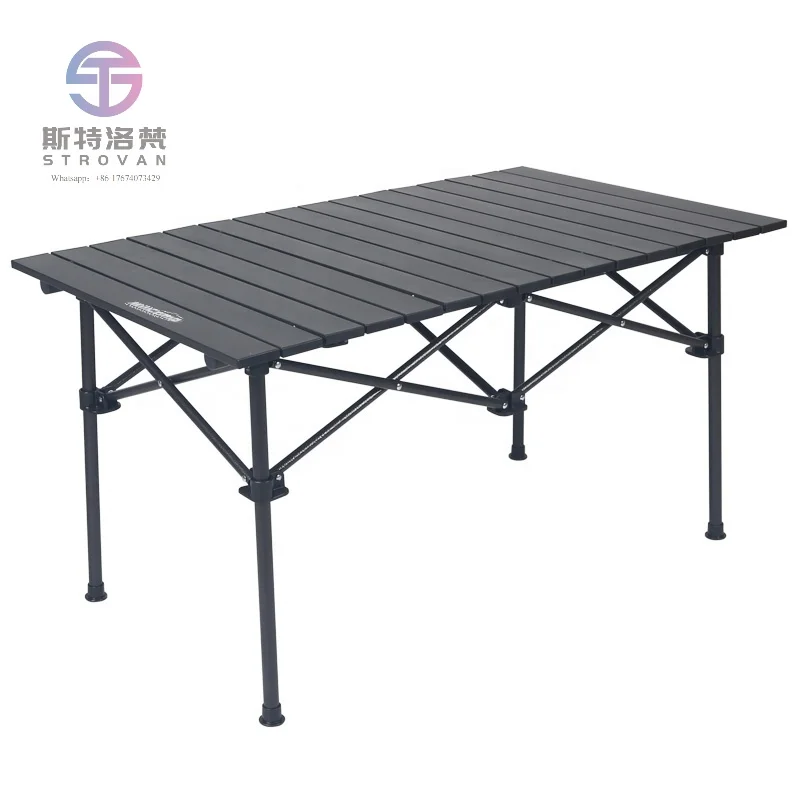 

Customized Beach Portable Outdoor Aluminum Camping Folding Picnic Table Camping Table Foldable