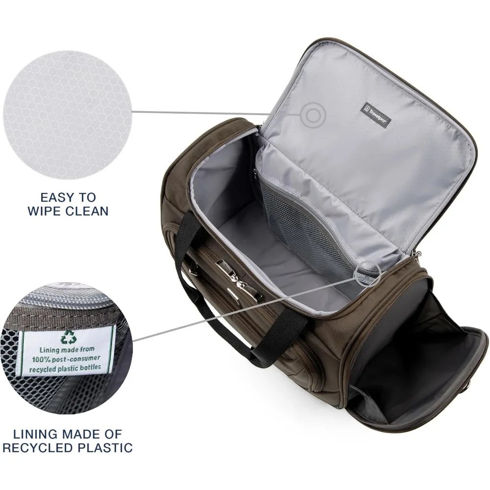 Lightweight Softside Underseat Carry-On Tote Bag for Weekend Travel and Overnight Trips