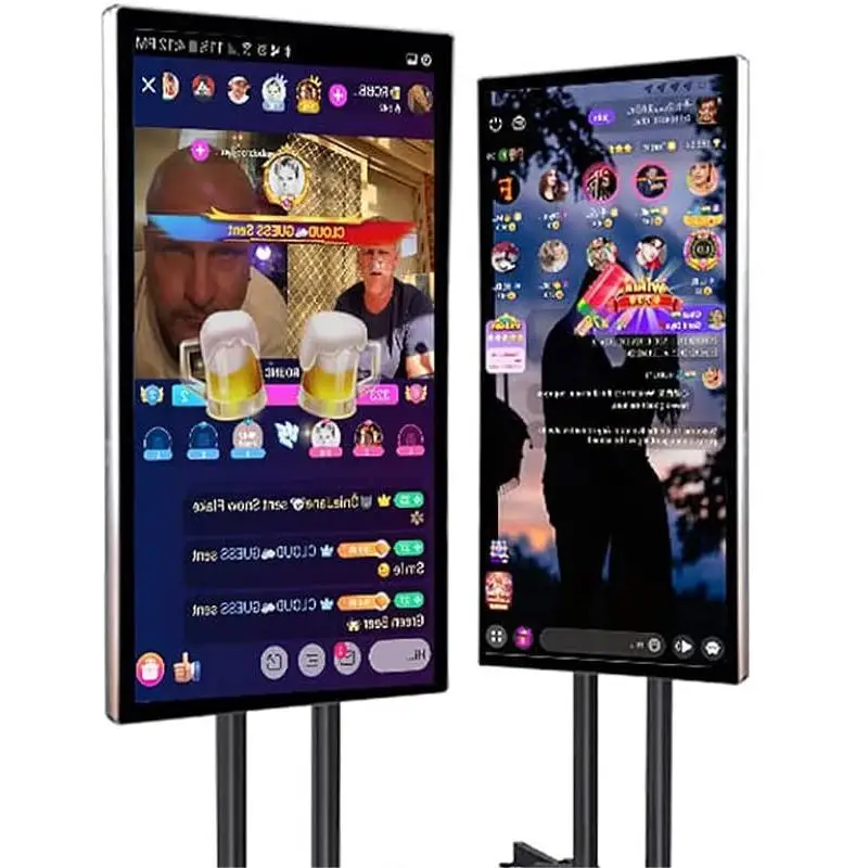 Best-selling new multi-size vertical streaming media live equipment integrated intelligent touch interactive vertical screen