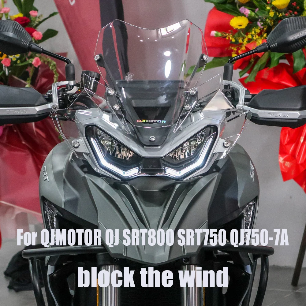 

SRT800X Motorcycle Heightened Windshield Accessories SRT800X For QJMOTOR QJ SRT800 SRT750 QJ750-7A 750X 800X QJ SRT 800X Windshi