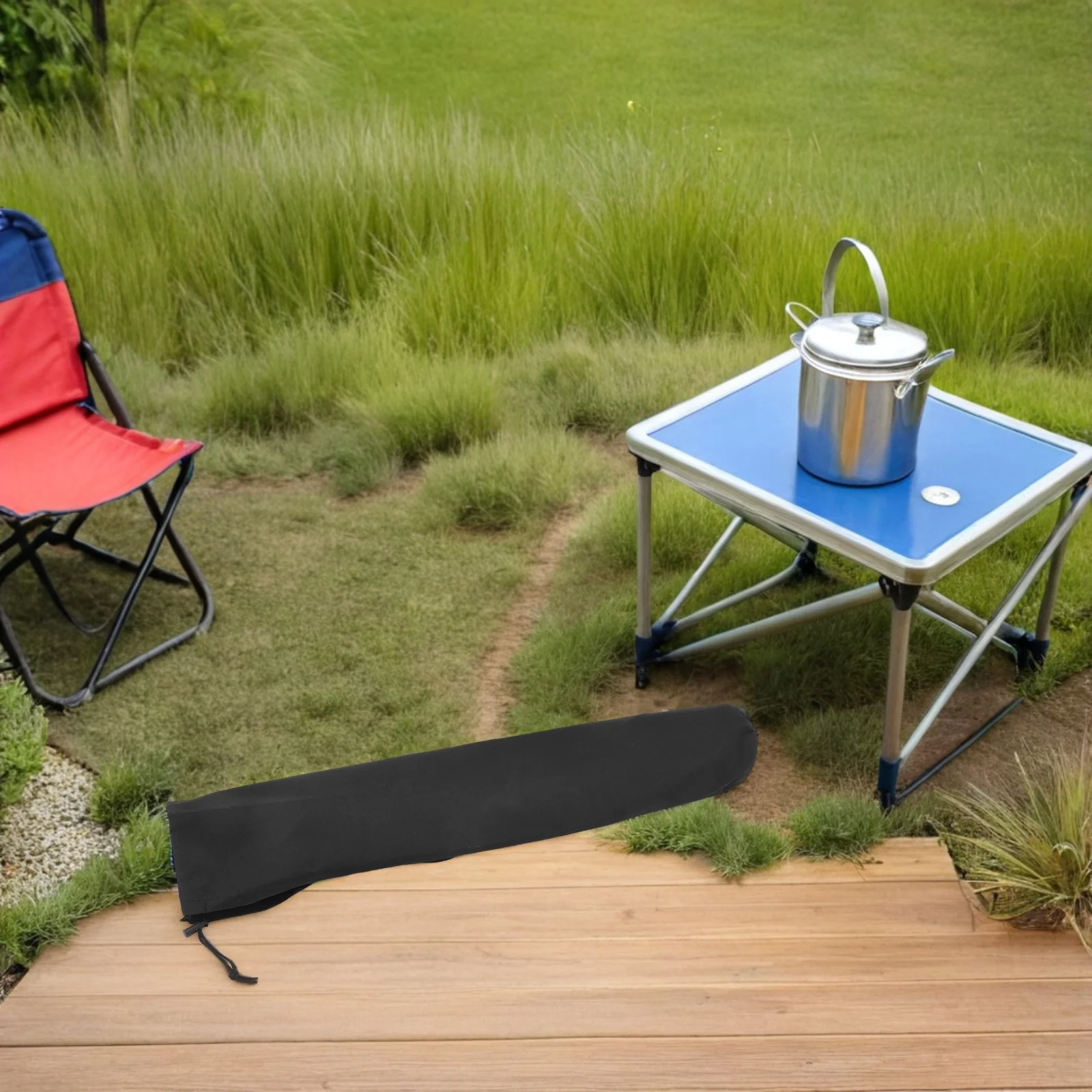 متعددة الأغراض عمود الخيمة حقيبة التخزين المحمولة التخييم المشي لمسافات طويلة في الهواء الطلق الصيد رود حمل الحقيبة مقاوم للماء أكسفورد القماش المنظم