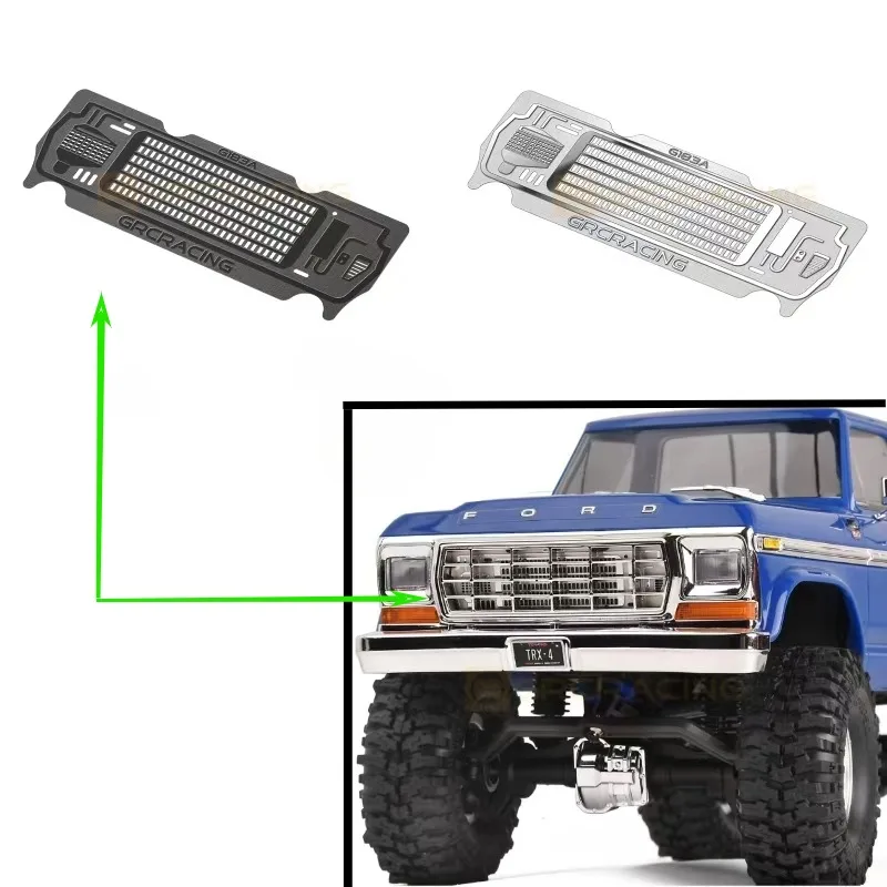 

Simulated Car Shell Metal Water Tank Stainless Steel Decorative Sheet for 1/18 RC Crawler Car TRX4M TRX4MT Ford F150 Accessories