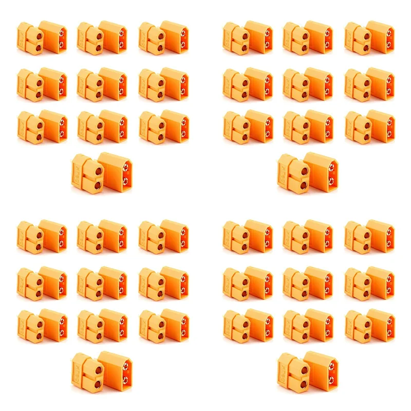 40 pares xt60 XT-60 conectores fêmea macho plugues t plug para bateria rc drone avião acessórios do carro