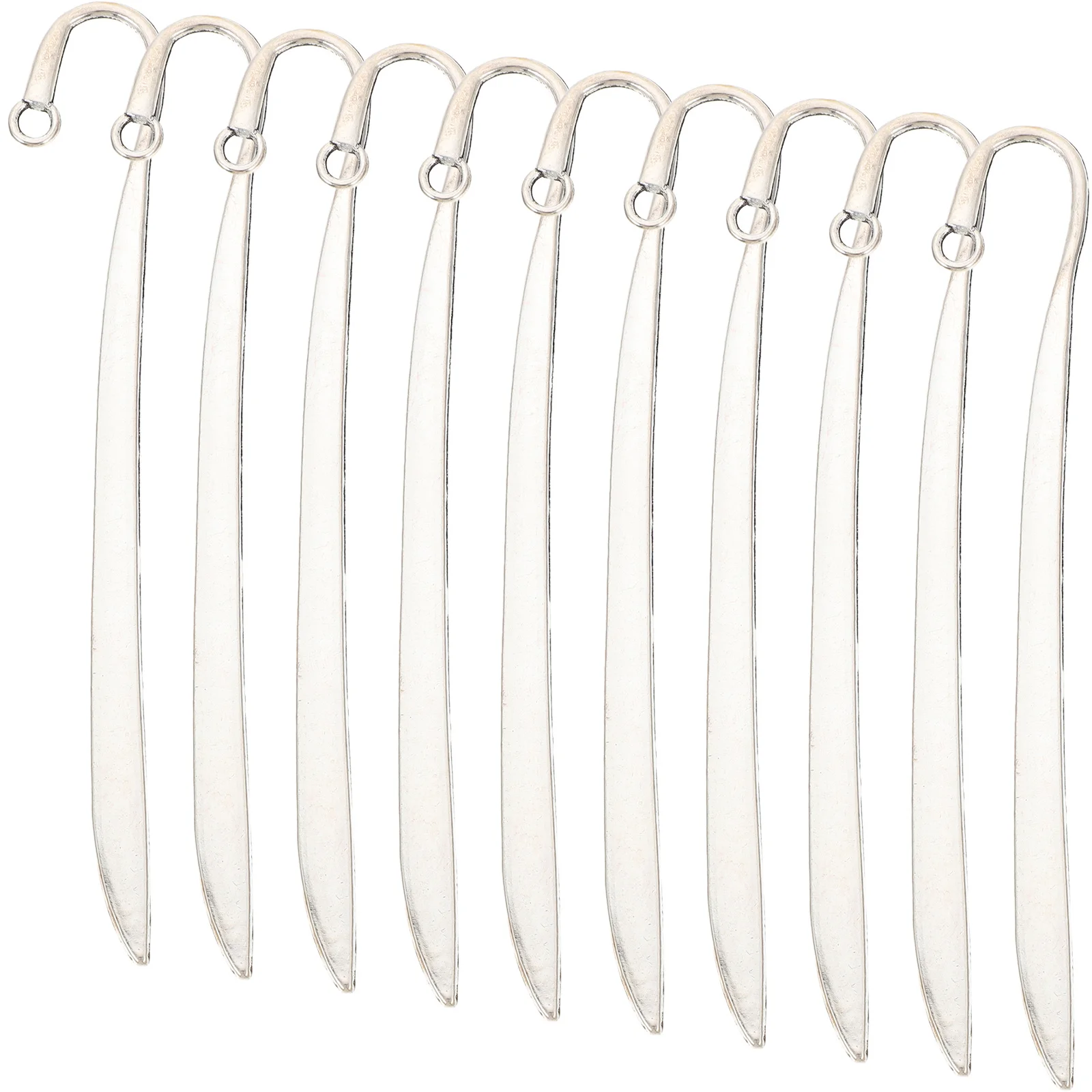 10Pcs Craft Alloy Charms Bookmark Pendants DIY Jewelry Making Accessories Craft Supplies Alloy Bookmark Charms