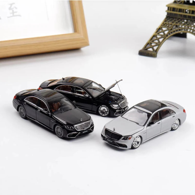 

RM 1:64 масштаб S63 W222 S-класса имитация сплава модель автомобиля статический дисплей Коллекционная игрушка подарок сувенирное украшение