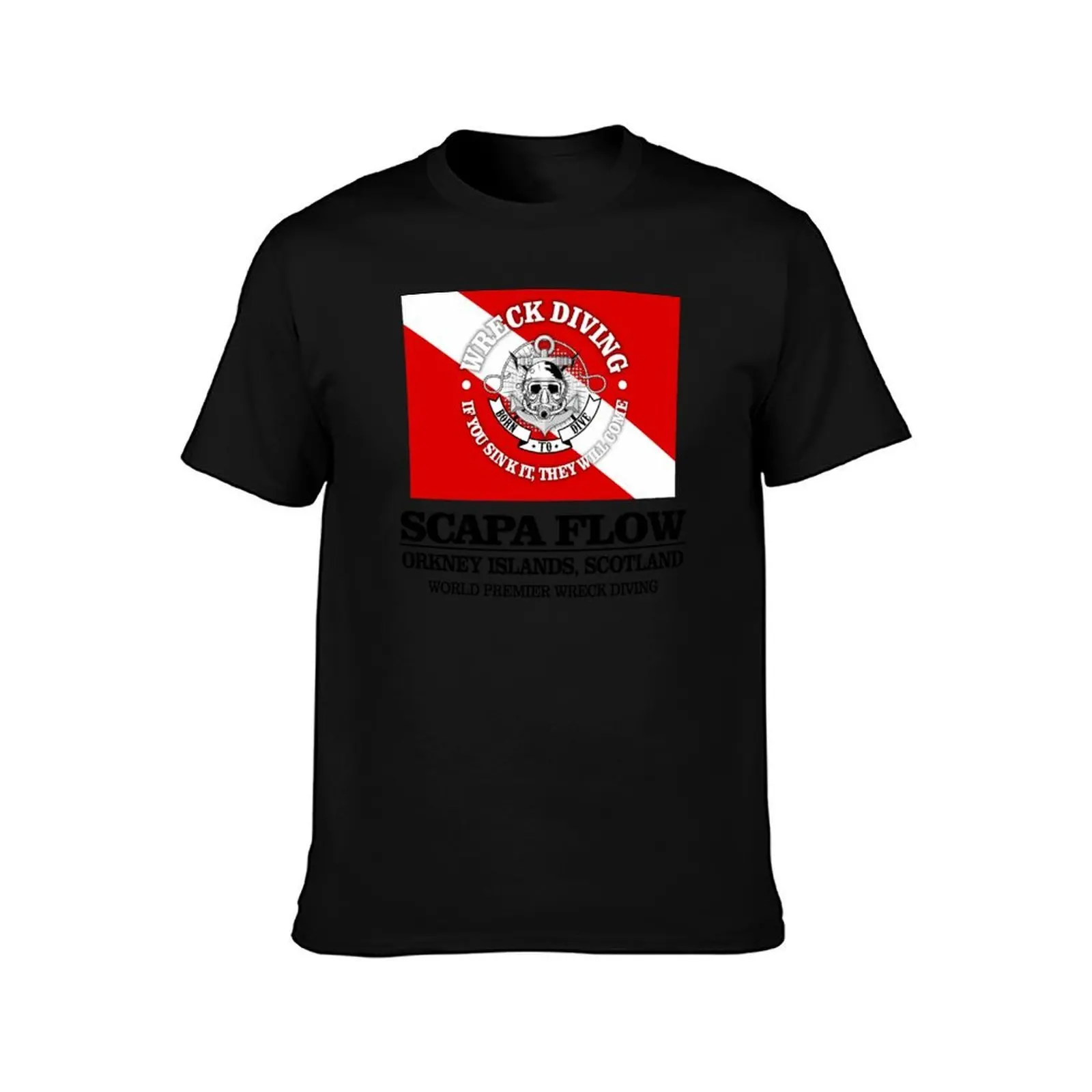 Scapa Flow (best wrecks) T-Shirt t shirts for man cotton funny T-Shirt