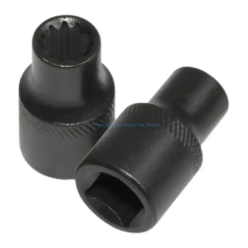 U75E 3/8In ไดรฟ์เบรคลูกสูบเครื่องมือ 11 จุดรถบรรทุกเบรค Caliper ซ็อกเก็ตพิเศษกำจัดสำหรับ Knorr ประสิทธิภาพเครื่องมือ