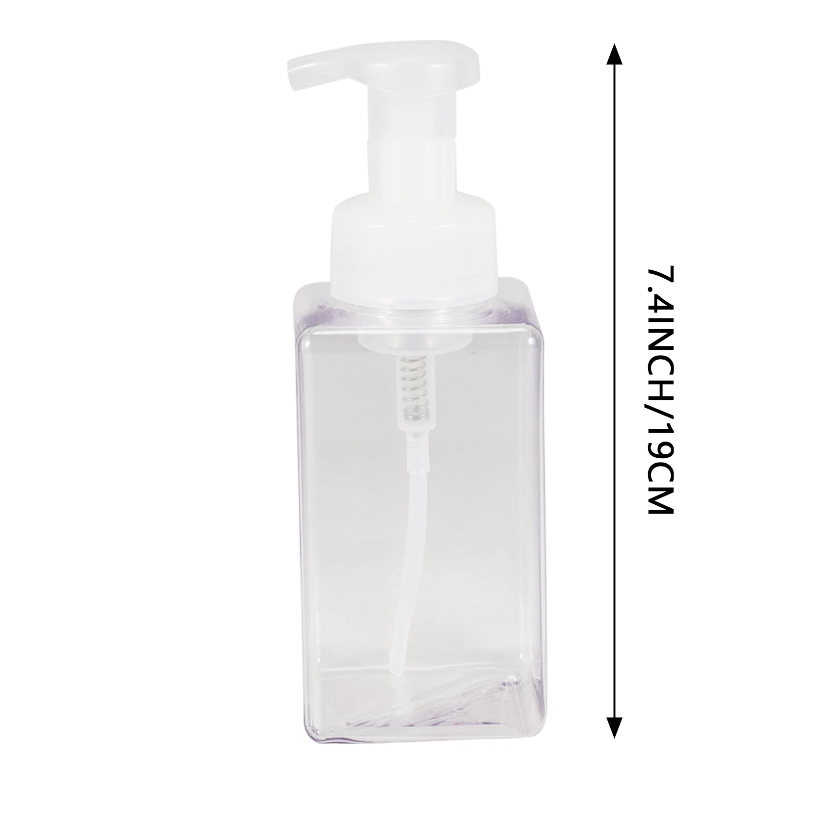 LICE-2 Pack Foaming Soap Dispenser 15Oz Refillable Foam Liquid Hand Soap Empty Plastic Pump Bottle Container - 450Ml