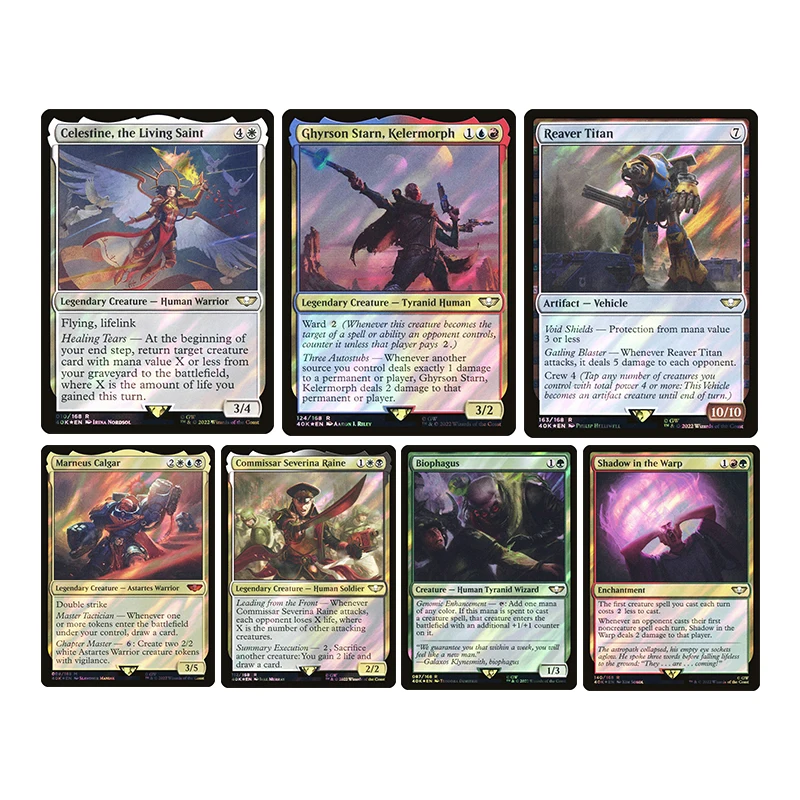 

Magic The Gatherings Storms Trading Card Game Diy Homemade Ghyrson Starn,kelermorph Reaver Titan Collection Card Toys Gift