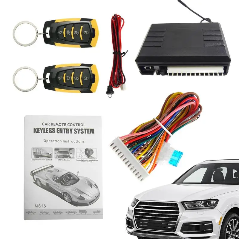 Car Remote Control Central Lock Module Keyless Entry System Central Locking Controller Device Door Unlock Remotely Wiring Set