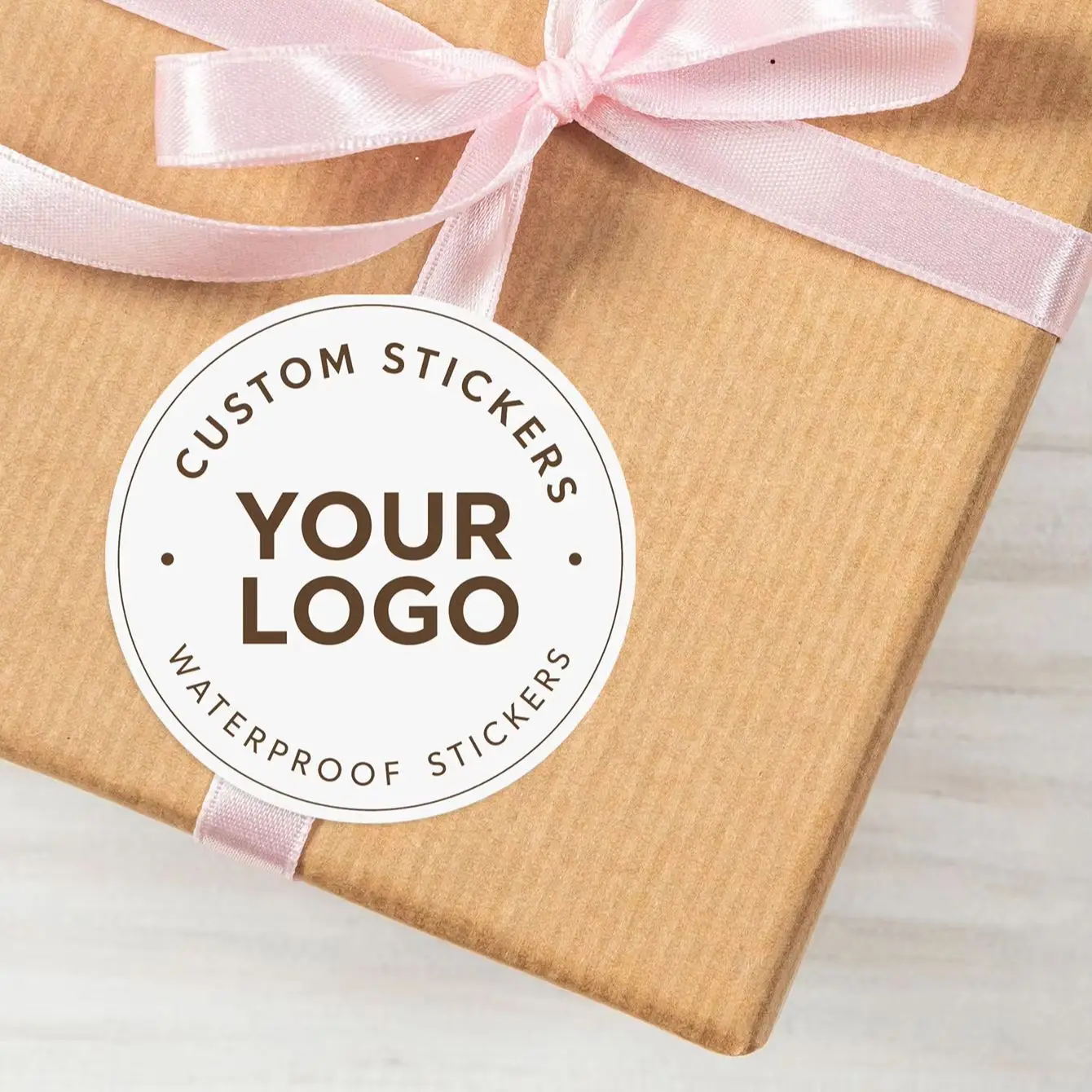 1-100PCS Custom Stickers,Personalized Round Labels with Custom Image&Text for Family,Kitchen Jar Tags,Spice Bottle Labels