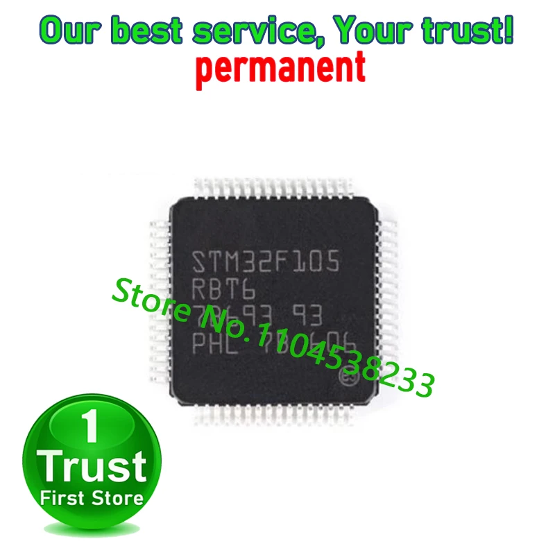 STM32F105RBT6 GD32F105RBT6 1PCS  410RBT6 QFP64 GD32F105ZET6 QFP144